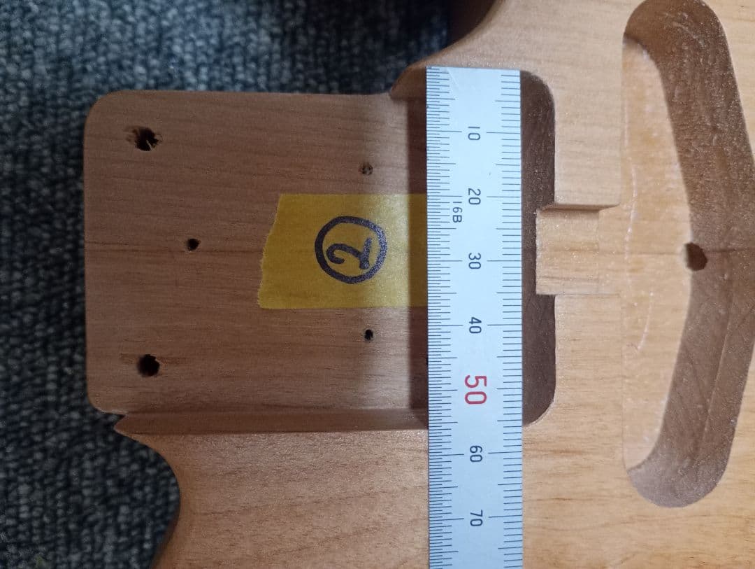 テレキャスボディ チェリーサンバースト フルラッカー塗装 2.07kg