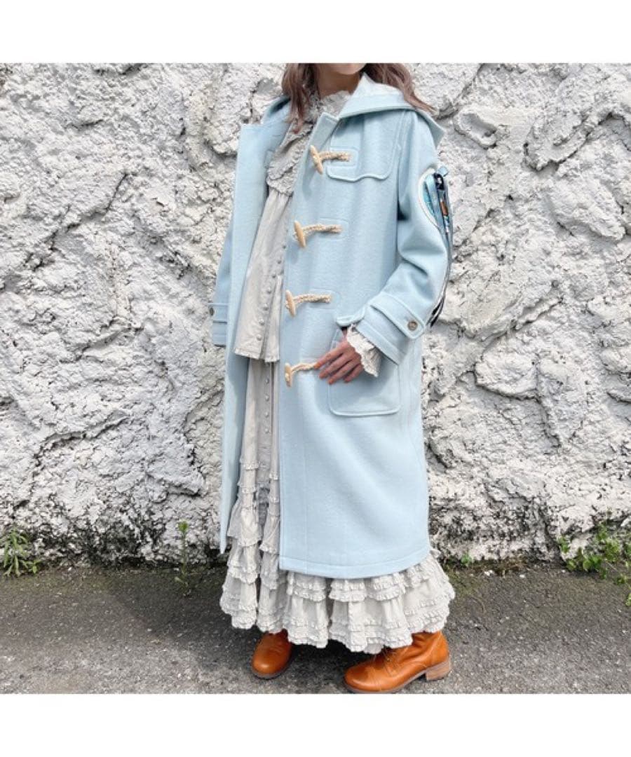 週末値下◼️ピンクハウス◼️ サガラワッペン付き ボルドー ダッフル