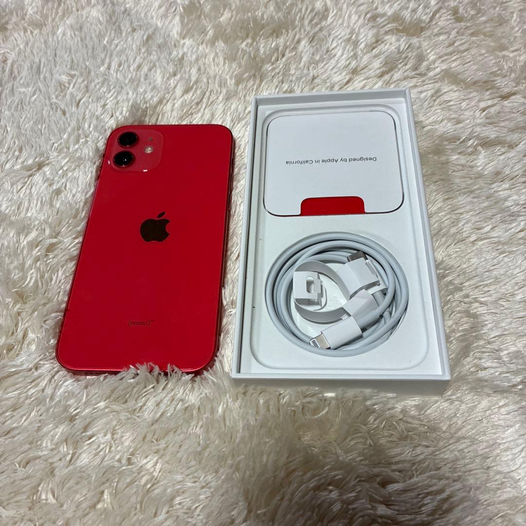 美品 Apple iPhone 12 レッド 本体 64G ケーブル 箱付-入荷量
