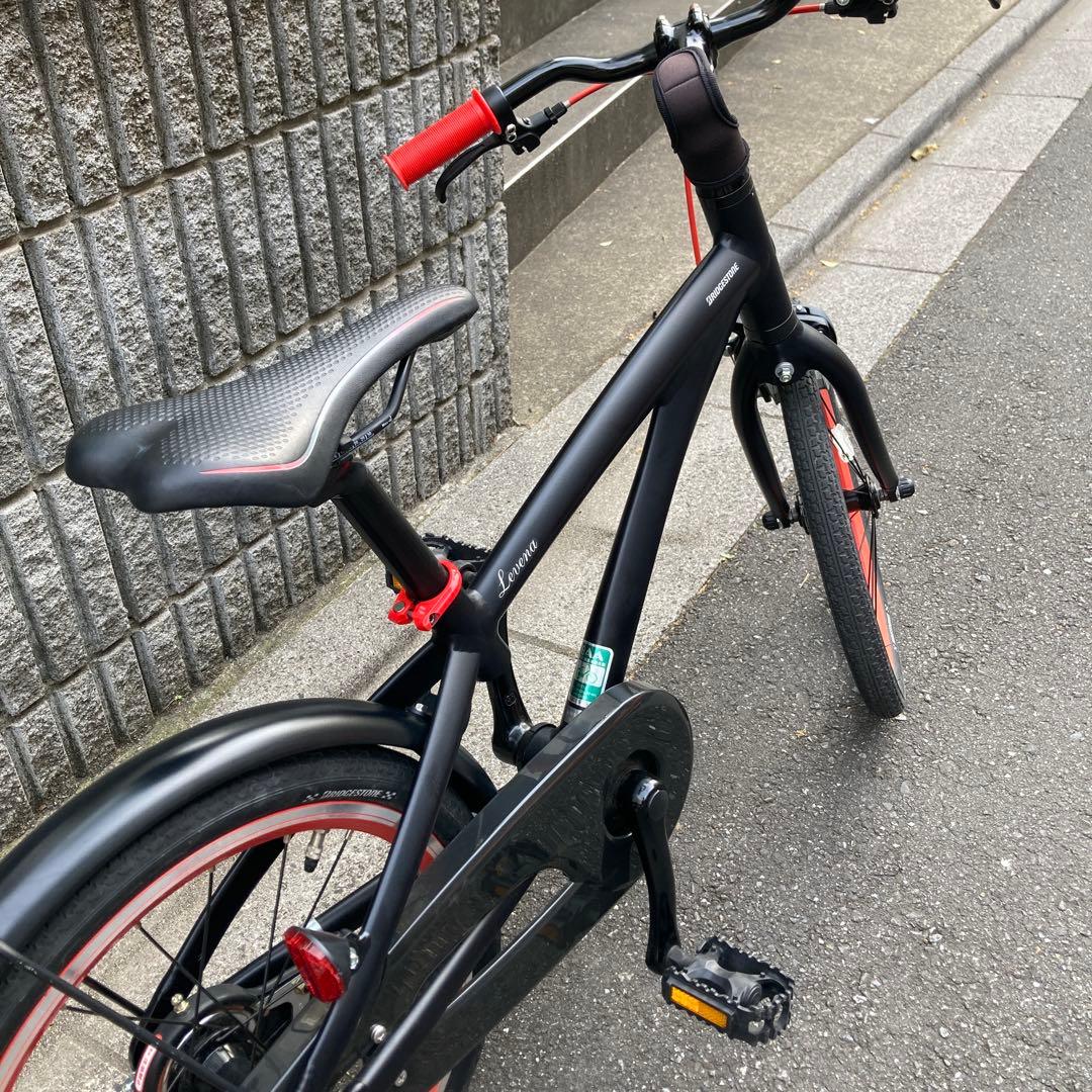 ブリヂストンレベナキッズ自転車 18インチ ブラック BAA認証 手渡し限定