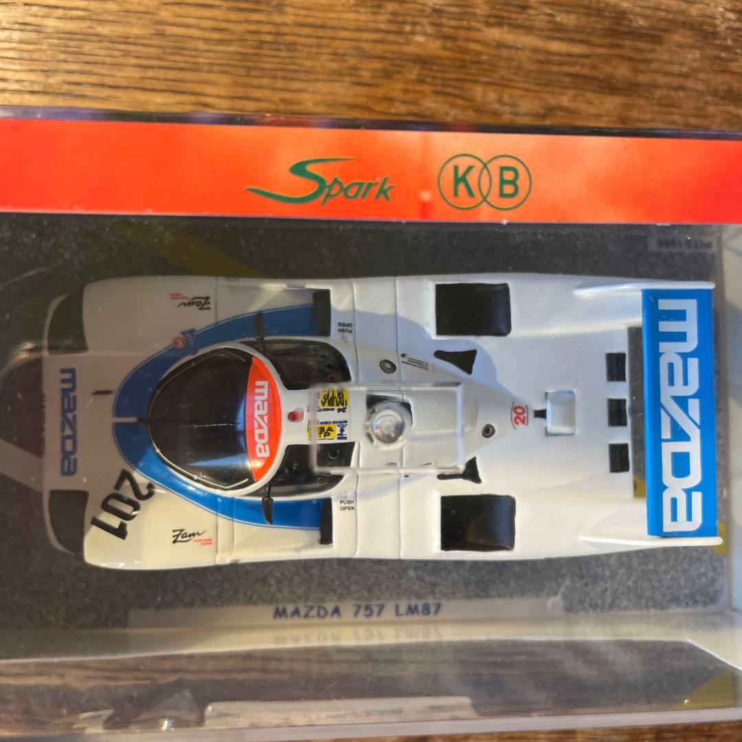 絶版 1/43 マツダ 757 LM87 ルマン24時間 1987 寺田陽次郎 - メルカリ