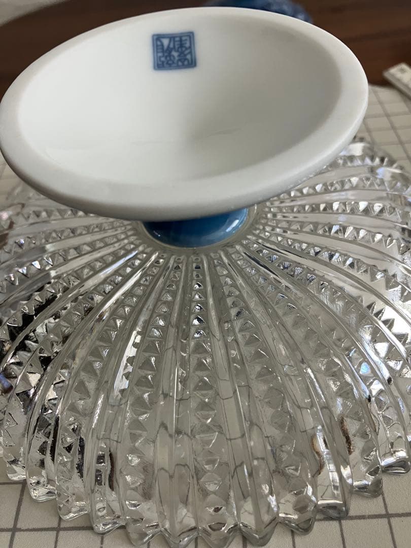 龍峰窯 高台 高台皿 5個 ガラス