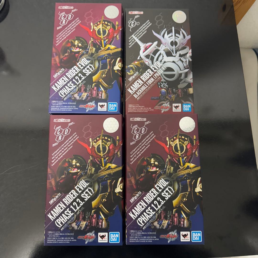 S.H.Figuarts　仮面ライダーエボル　フェーズ1.2.3.4セット