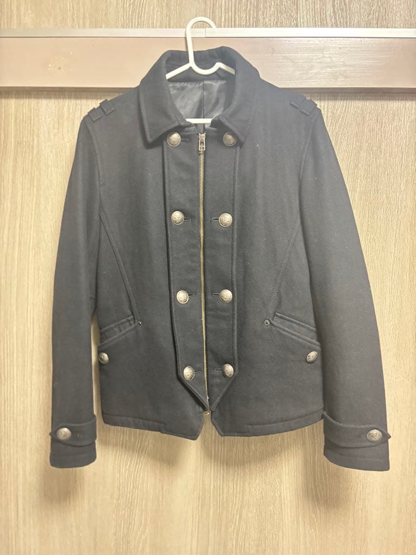 00s archive Pコート y2kナポレオンジャケット 黒 - メルカリ