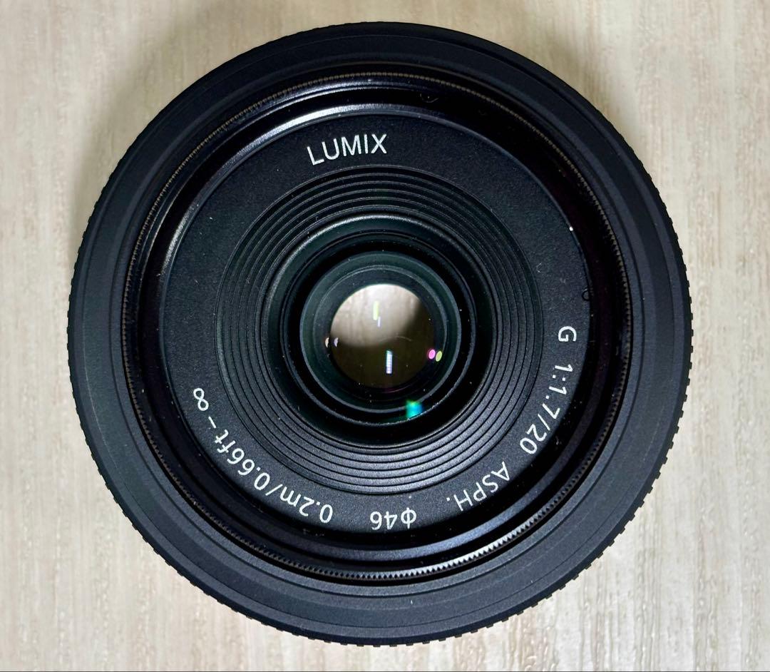 LUMIX 20mm f/1.7 レンズ 本体と付属品
