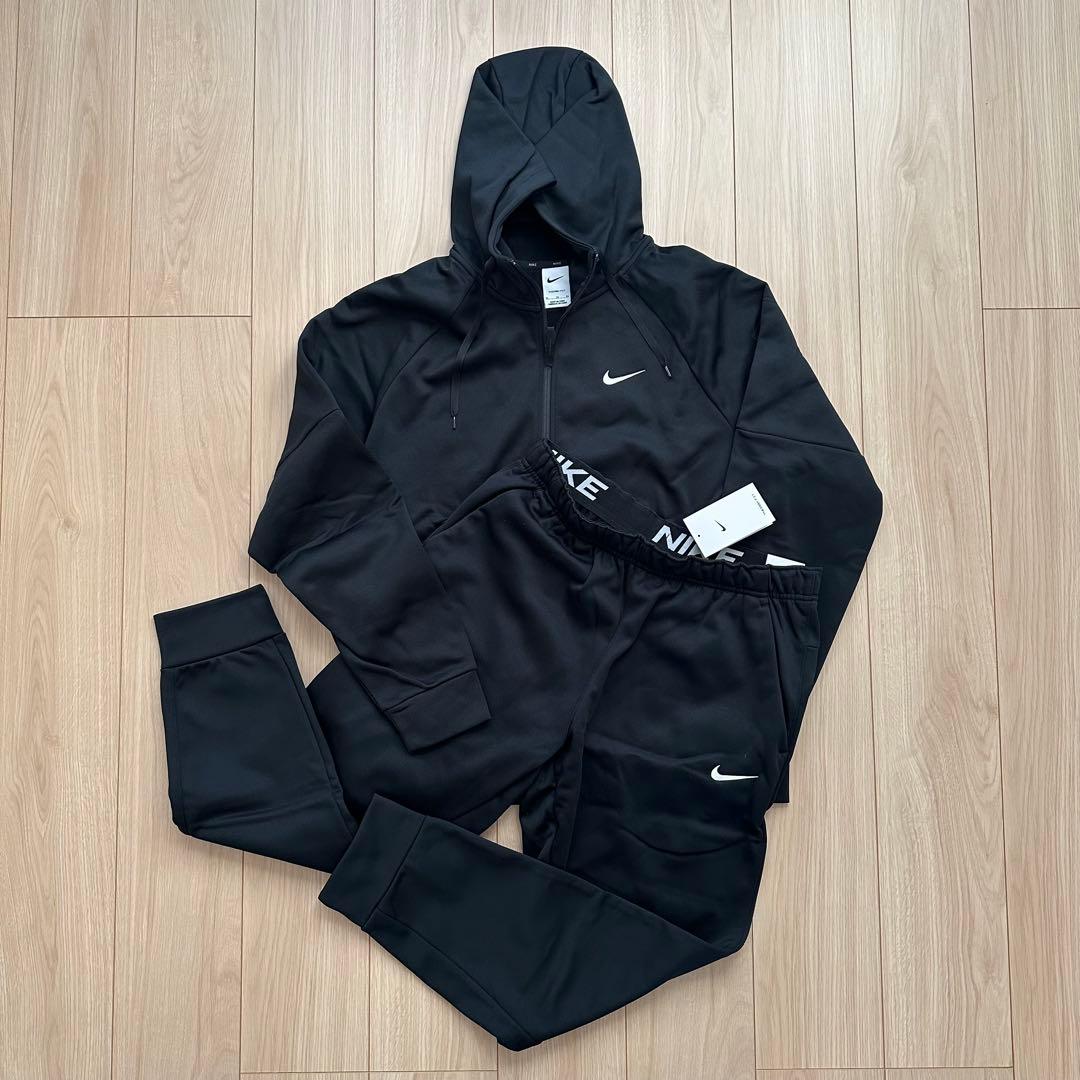【新品未使用】NIKE ジャージ上下セット ブラック 裏起毛 XLサイズ NIKE（ナイキ） ジャージ 上下 セットアップ ジュニア ブランド NIKE