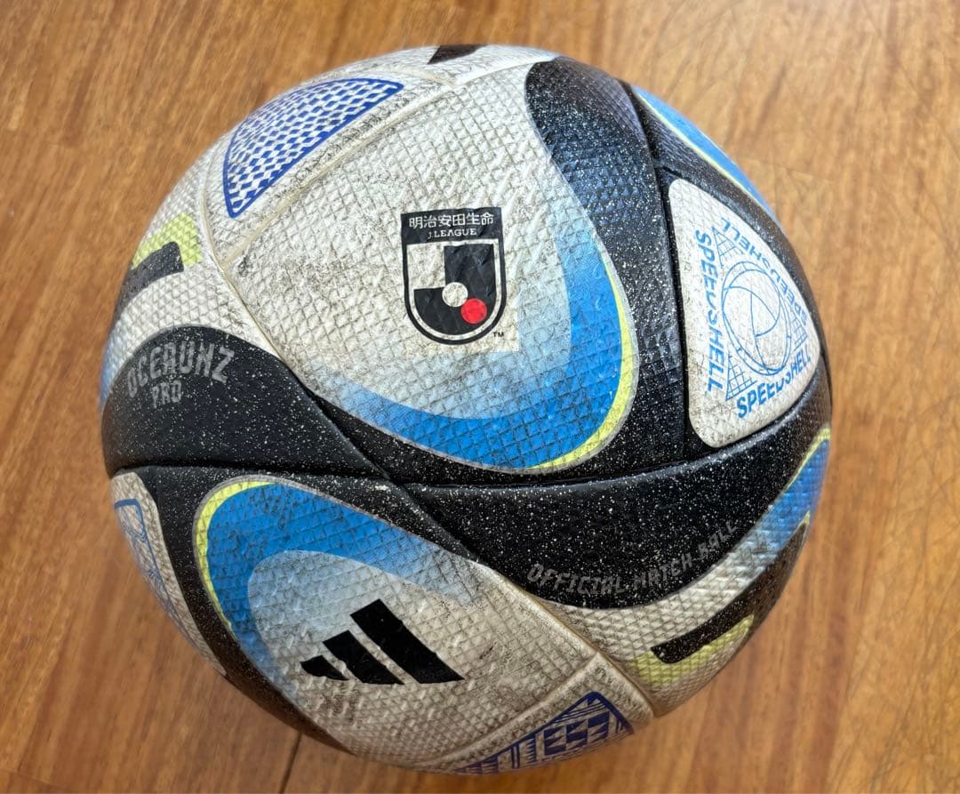 J1試合使用 オーシャンズプロ Jリーグオフィシャルマッチボール Jリーグ公式球 adidas（アディダス） サッカーボール5号球 オーシャンズ プロ 公式