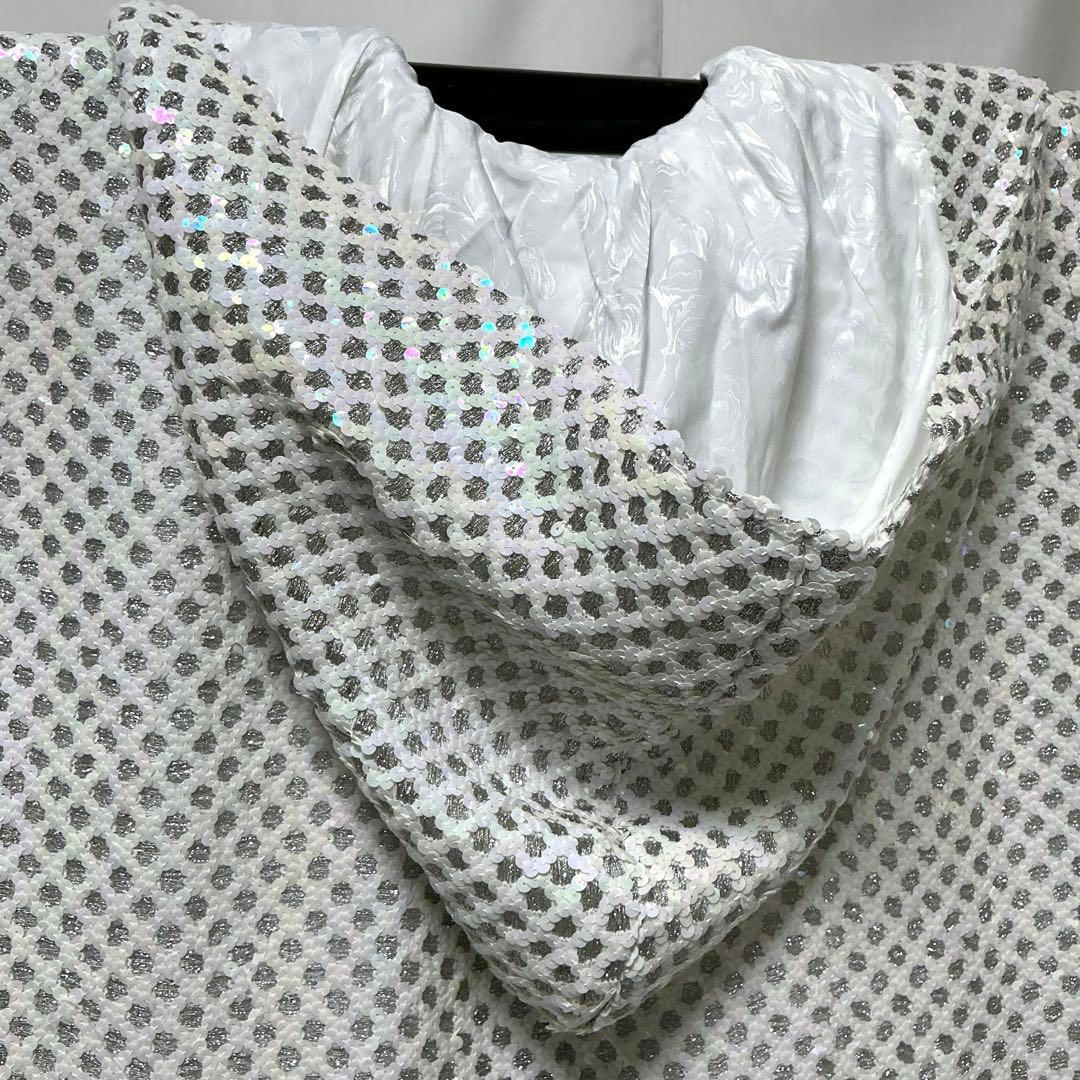 専用b61 大衆演劇 舞台衣装 スパンコール フード付 - メルカリ