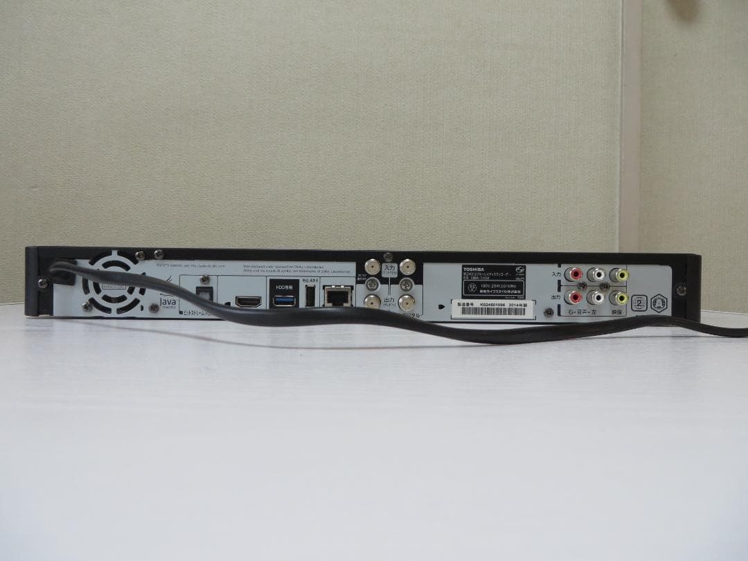 東芝ブルーレイタイムシフトマシーン BR-T450 2014年製 完動美品