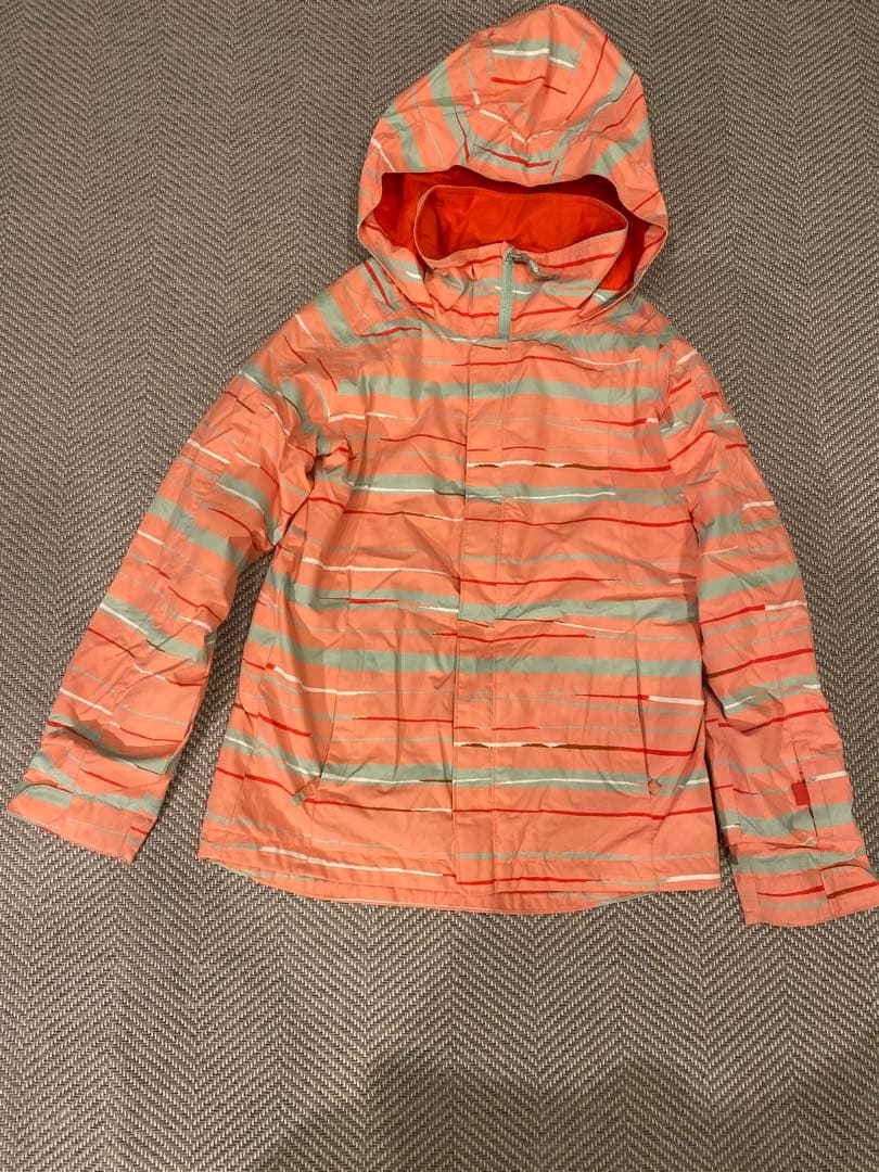 Burton 子供用スキー/スノボウェア ガールズ　Lサーモンピンク　150 最新 Burton 子供用スキー/スノボウェア ガールズ Lサーモンピンク 150