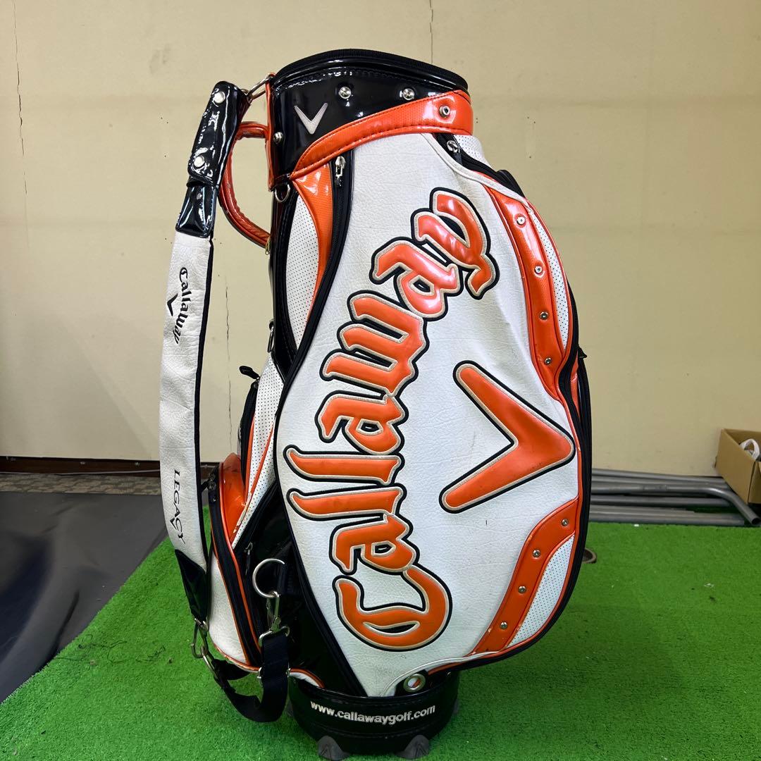 Callaway Legacy キャディバッグ ホワイト/オレンジ キャロウェイ