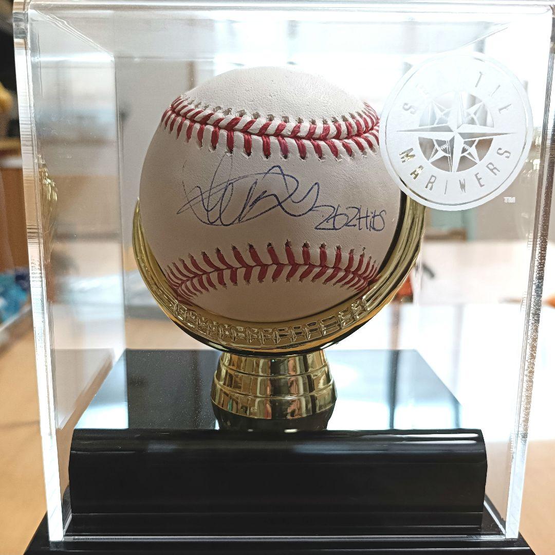 証明あり】イチロー／直筆サインボール／262HITSインスクリプション