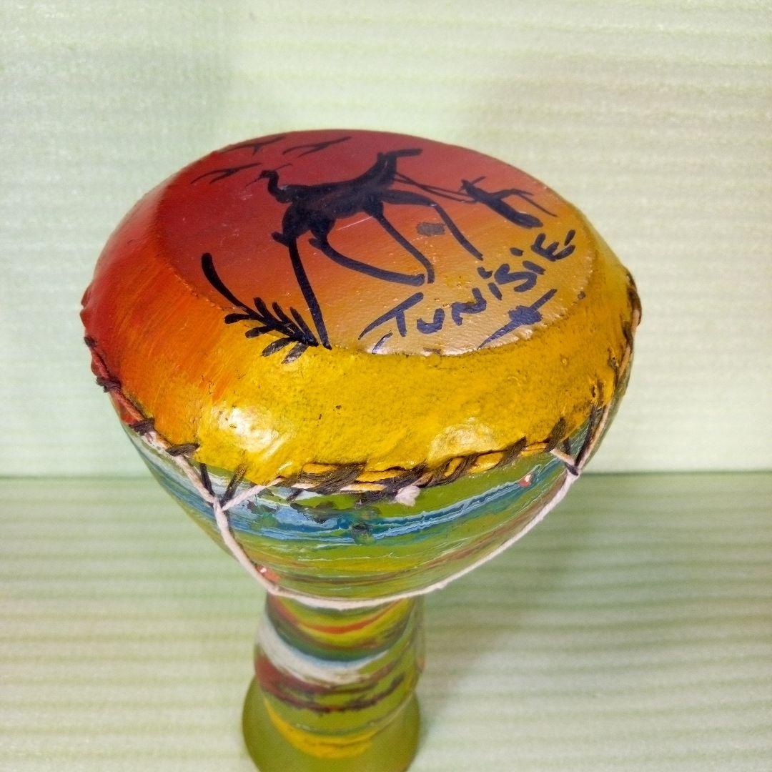 TunisiE チュニジア 太鼓 アンティーク オブジェ インテリア - メルカリ