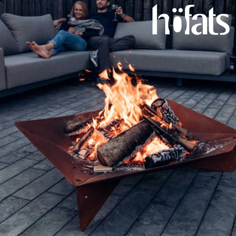 ファイヤーピット　höfats 六角形焚き火台 a+design 焚き火台 おしゃれ 多機能 Hofats (ホーファッツ) CUBE Fire