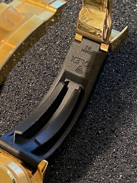 Rolex 交換ラバーベルトグリーン、ブルーセット販売 topishin様専用