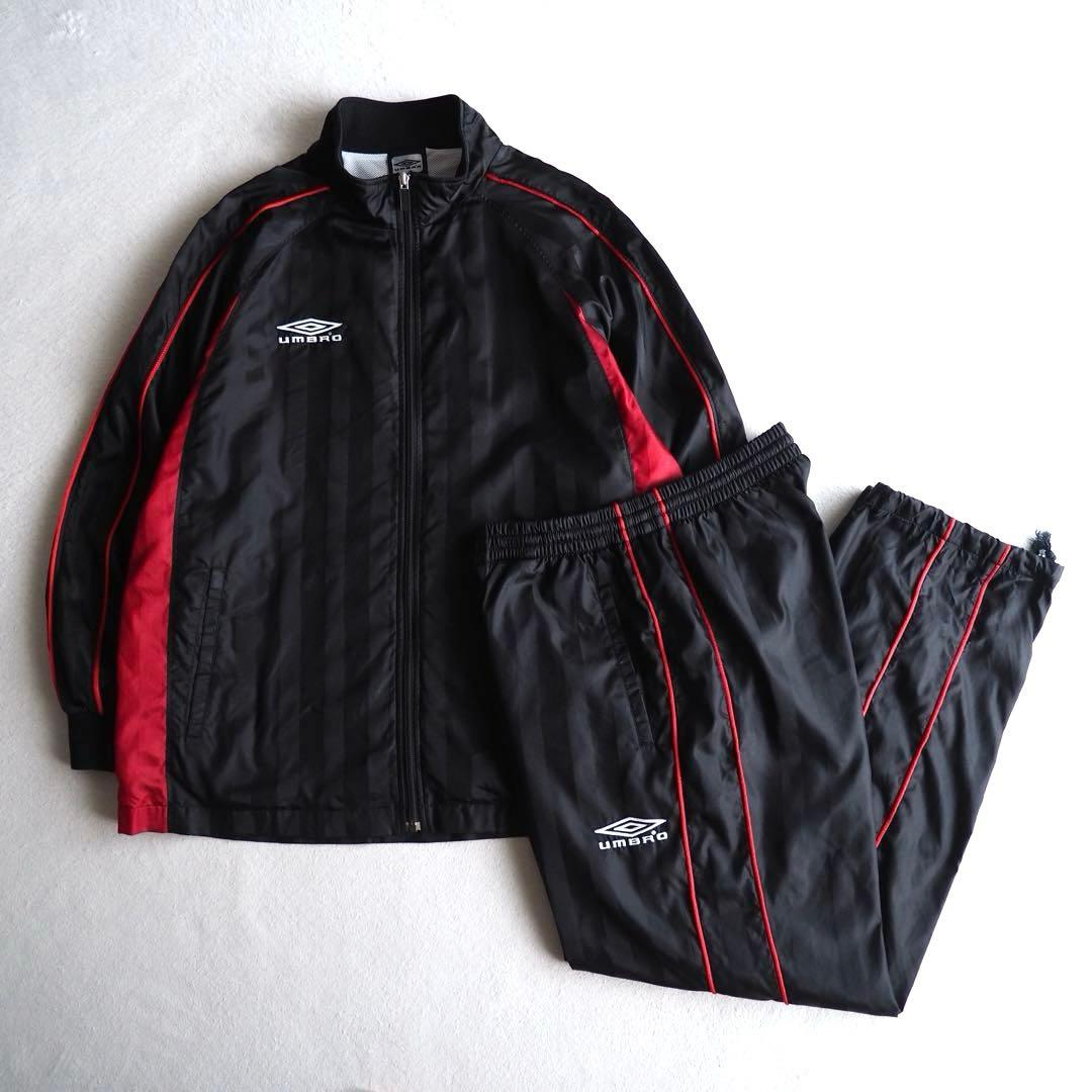 希少未使用00s ユーロ UMBRO ナイロンセットアップ