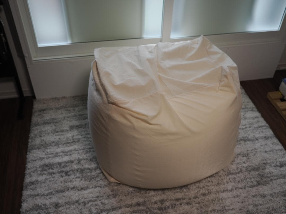 drop_体にフィットするソファ・本体+カバー 体にフィットするソファ ポリエステル平織 長方形用カバー | 無印良品