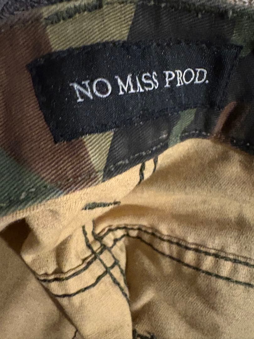 パンツ NO MASS PROD \"06GLM\" Camo baggy pants