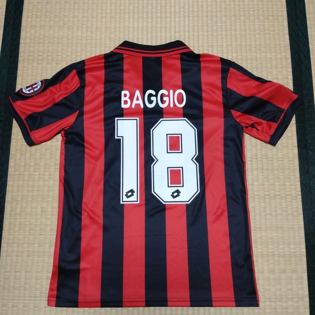 ウェア AC MILAN #18 BAGGIO 1996-97 AC Milan Graphic Shirt R.Baggio #18 - 8/10 - (S)