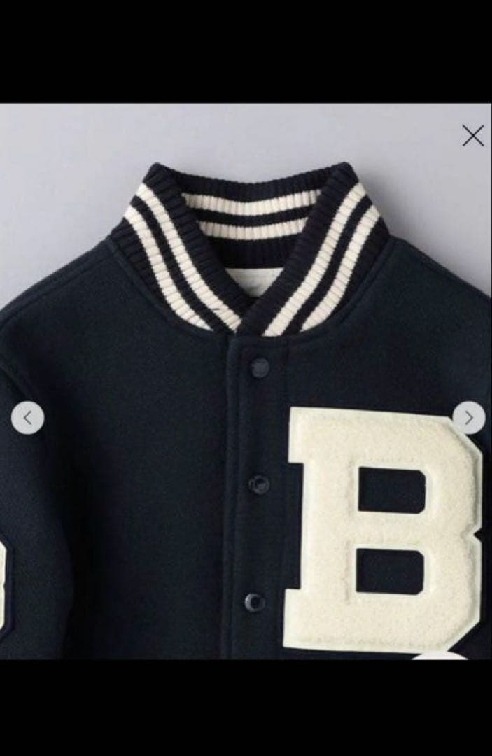 超美品】MADISONBLUE ネイビースタジャン - メルカリ