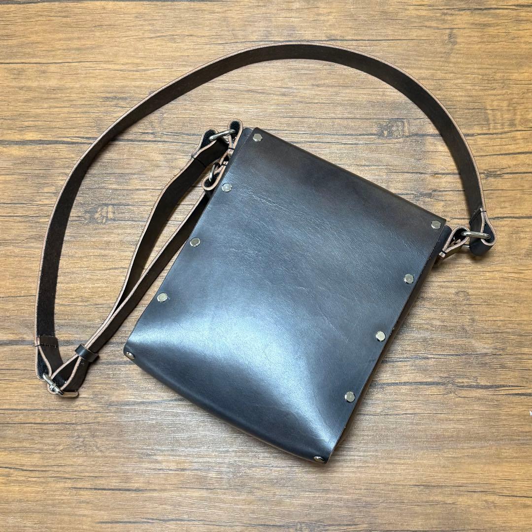 コブラバックル レザーショルダーバッグ ハンドメイド レザークラフト