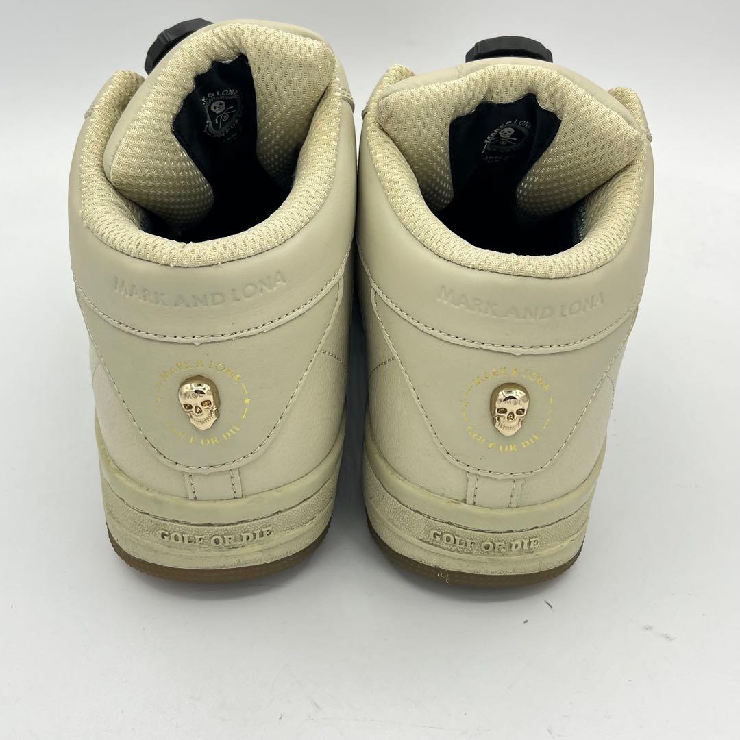 未使用 MARK＆LONA マーク＆ロナ BOA ゴルフシューズ 27 ベージュ