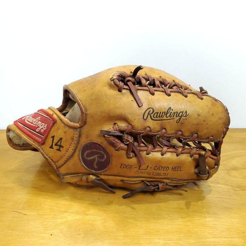 ローリングス 角盈男モデル ビンテージ Rawlings 内野用 軟式グローブ