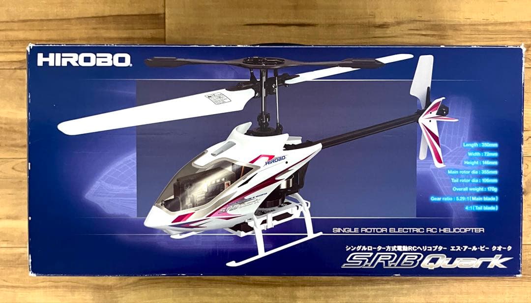 超希少・新品未使用級】HIROBO SRB Quark電動ヘリコプター - メルカリ