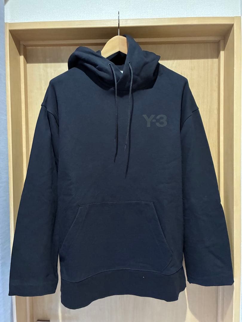 y-3 パーカー　yohji yamamoto 関税込】○Y-3 YOHJI YAMAMOTO○コットン ロゴ フーディ /2色 (Y-3