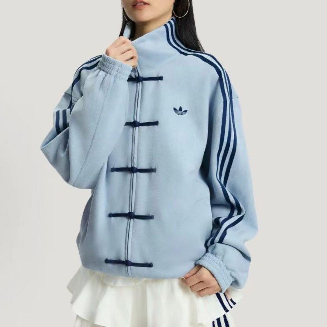 adidasアディダス 中国限定 蛇年トラックジャケットライドブルーM
