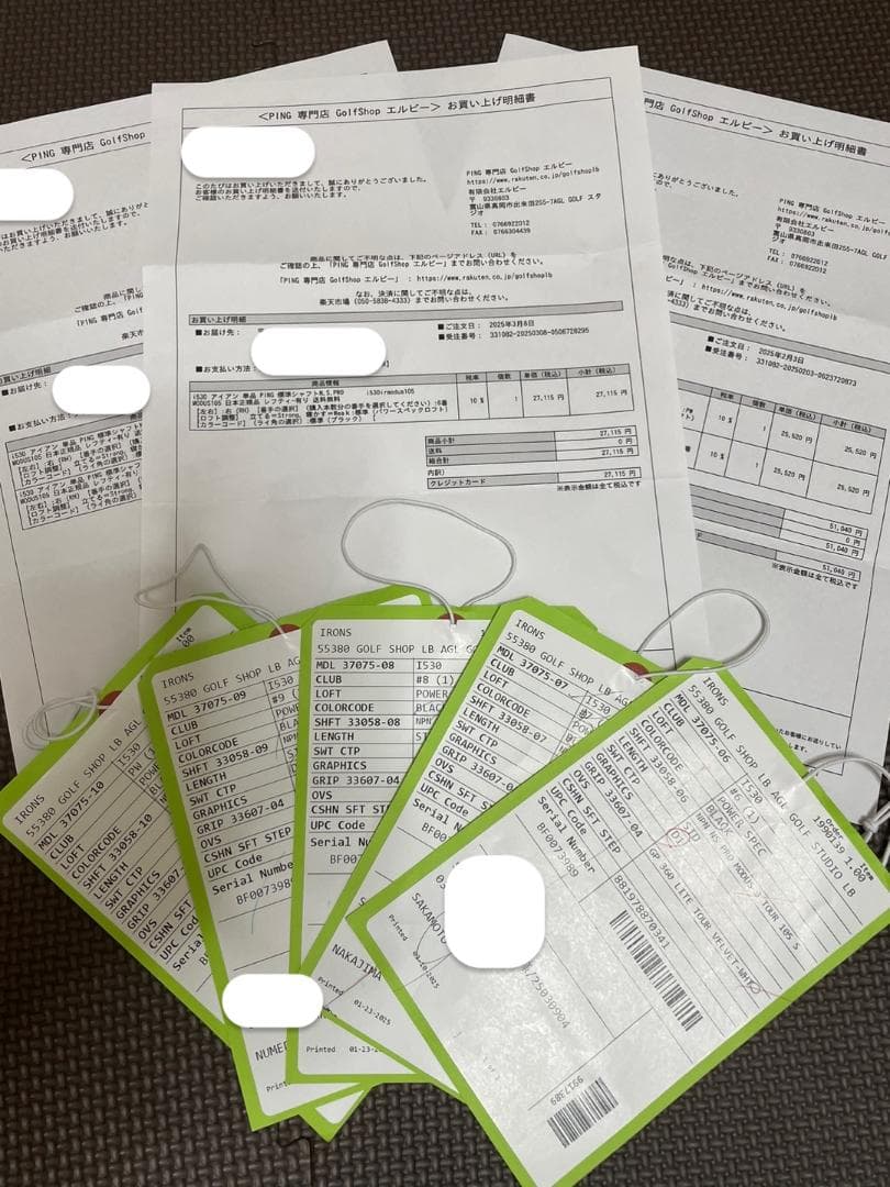 PING i530アイアン　N.S.PRO MODUS³ TOUR 105 S