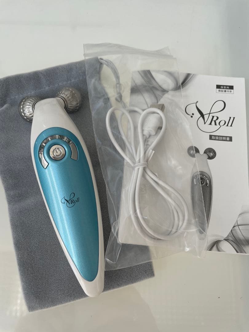 ウンソウグローバル V-ROLL(ブイロール) 中周波EMS 美顔ローラー V-ROLL 中周波 EMS 美顔器 ( セルフケア 美顔ローラー エステ 業務用