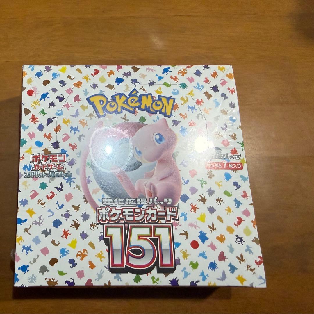 ポケモンカード　151 BOX　シュリンク付き ポケモンカードゲーム ポケモンカード151 BOX シュリンク付き 新品 未