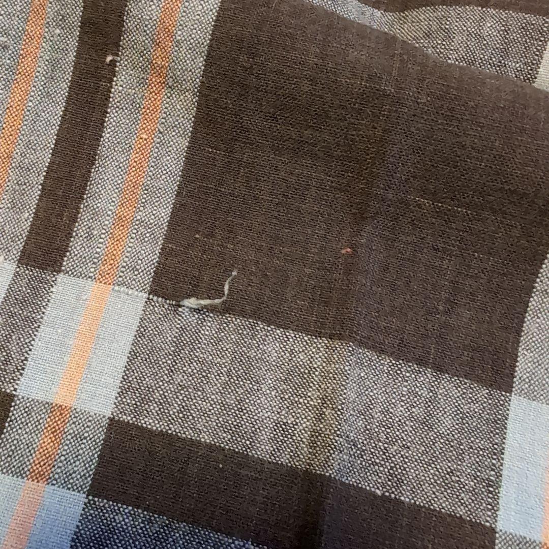 古布 木綿 織柄 チェック 30×90cm - メルカリ