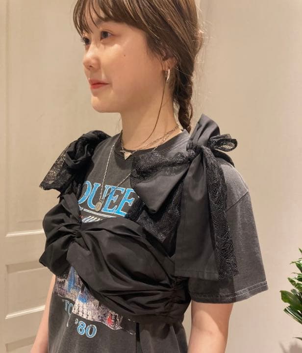 MIYAO × Ray BEAMS / 別注リボンビスチェ