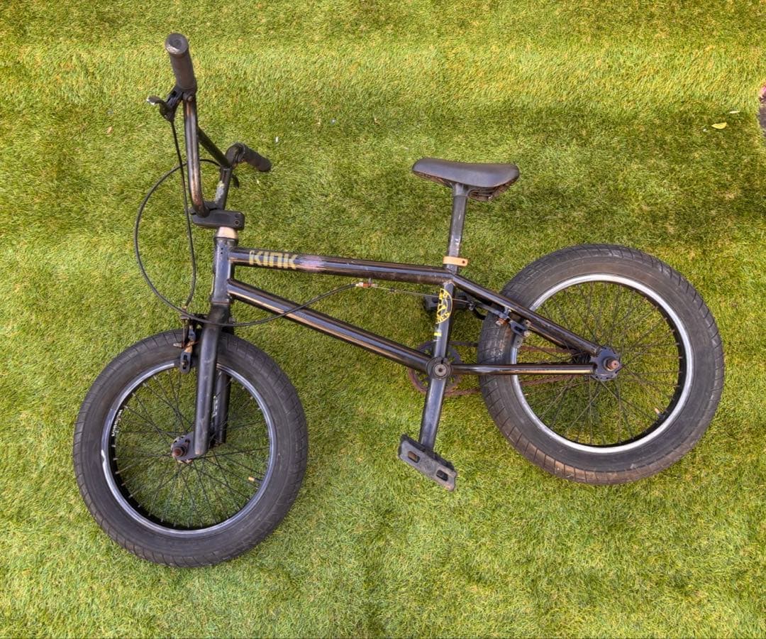 【直接引き取り】BMX KINK 16インチ 子供用 ブラック 直接引き取り】BMX KINK 16インチ 子供用 ブラック - メルカリ