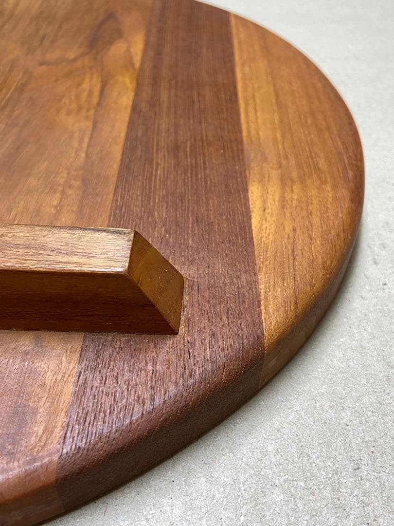 ビンテージDANSK】シャルキュトリーボード 大 楕円形 チーク寄せ木