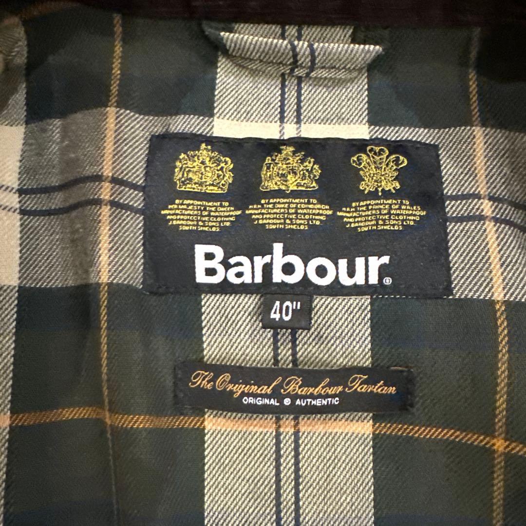 Barbour × BEAMS 2Layerシングルブレステッドコート 40