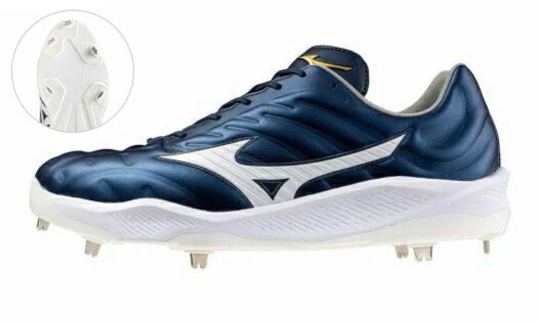 ミズノプロ クッションレボプロ 野球 ネイビー×ホワイト 27.0 ミズノプロ クッションレボプロ 野球 ネイビー×ホワイト 27.0