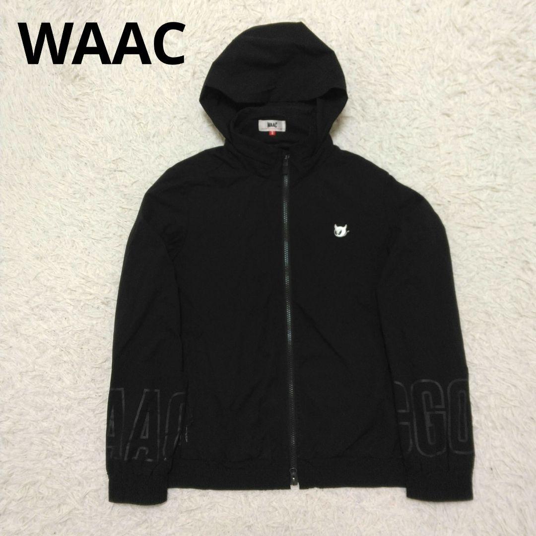 WAAC ワック 撥水ストレッチ アウター ブルゾン ブラック パーカー L WAAC（ワック）の「MENS PRIMEFLEX撥水ストレッチ アウター（ブルゾン