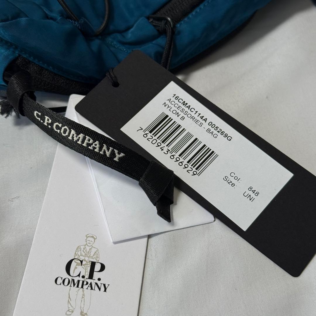 【定価4.2万/あおば着用】C.P.Company ボディ バッグ ブルー