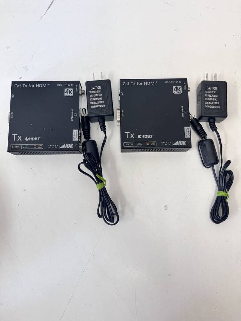 IDK HDC-TH100-D 4K@60対応 HDBaseT送信器　2個セット HDC-TH100-D 4K@60対応 HDBaseT送信器 | 株式会社アイ・ディ・ケイ
