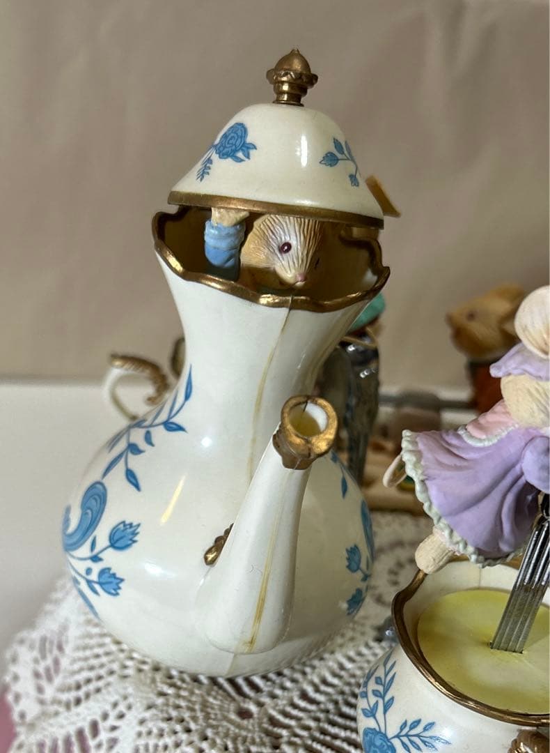 超希少】ENESCO エネスコ オルゴール ネズミ ティーパーティー - メルカリ