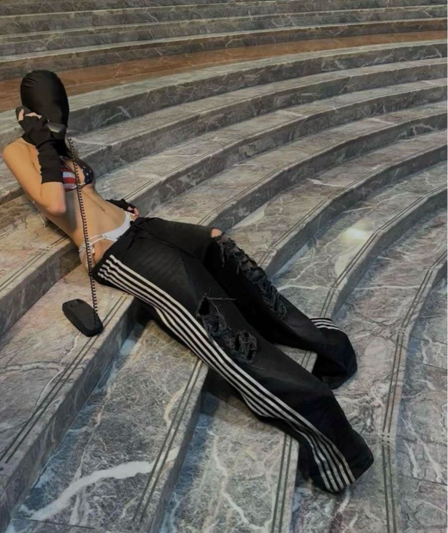 YORI SPORT 5stripedenim - メルカリ