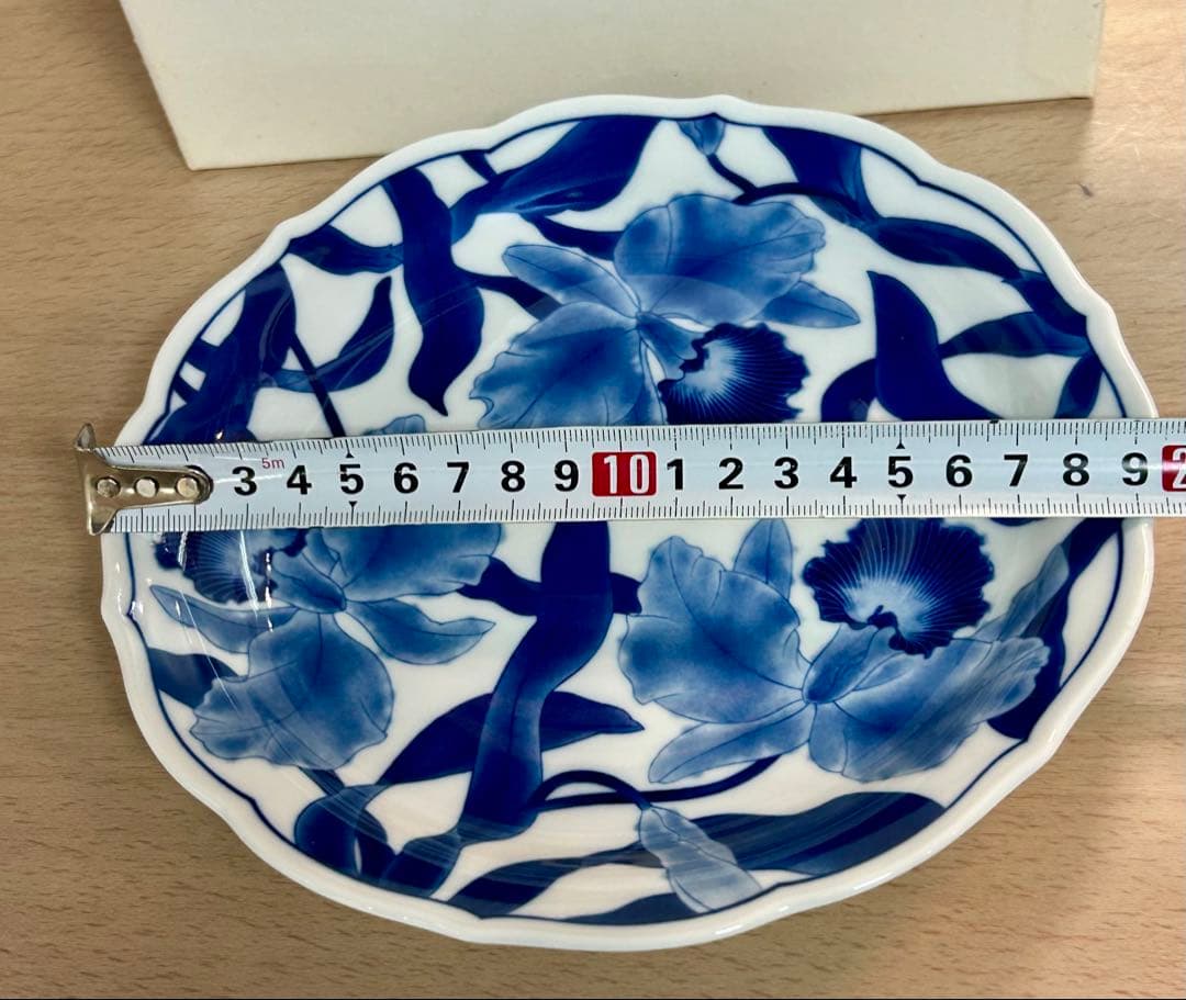 香蘭社　染カトレア　はなむけそう　しらかわ　湯呑み　まとめて