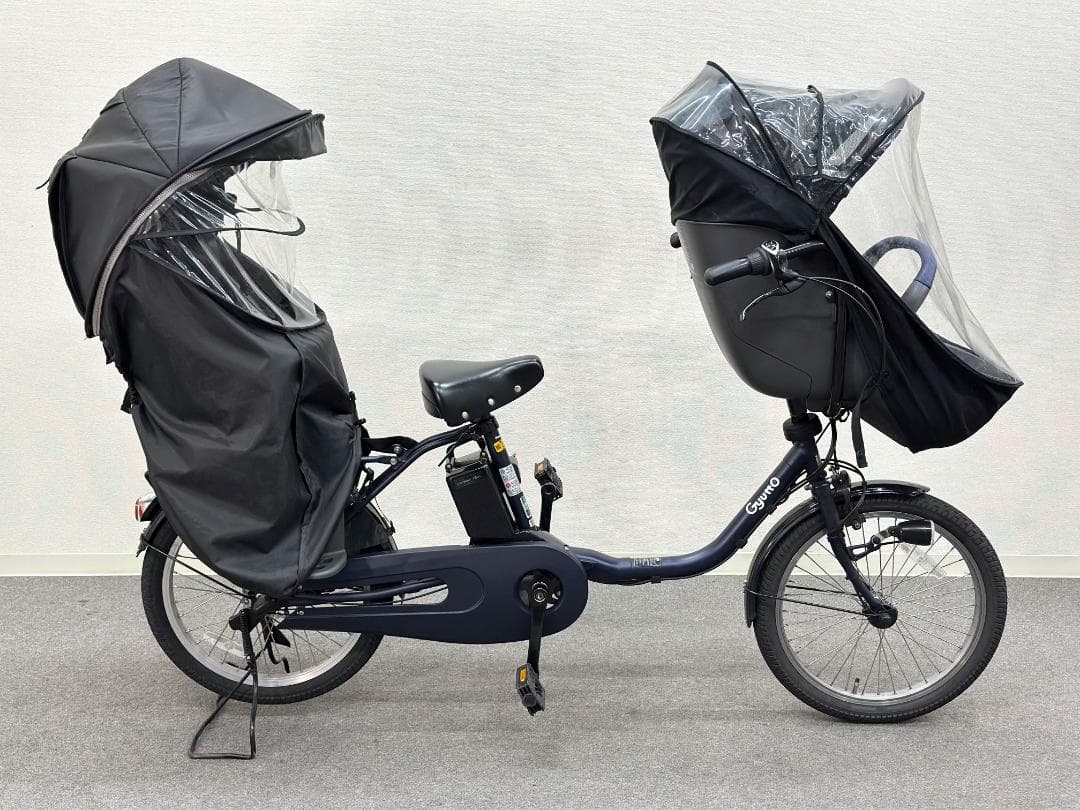 ■パナソニック■子乗せ電動アシスト自転車　レインカバー＆チャイルドシート付き チャイルドシート(後用)レインカバー | 箕面市の自転車屋 |中井商会