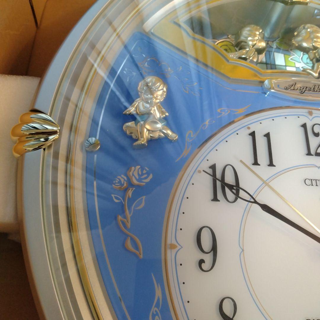 ✨️未使用級✨️ シチズン エンジェルキス 電波掛け時計 6曲入り