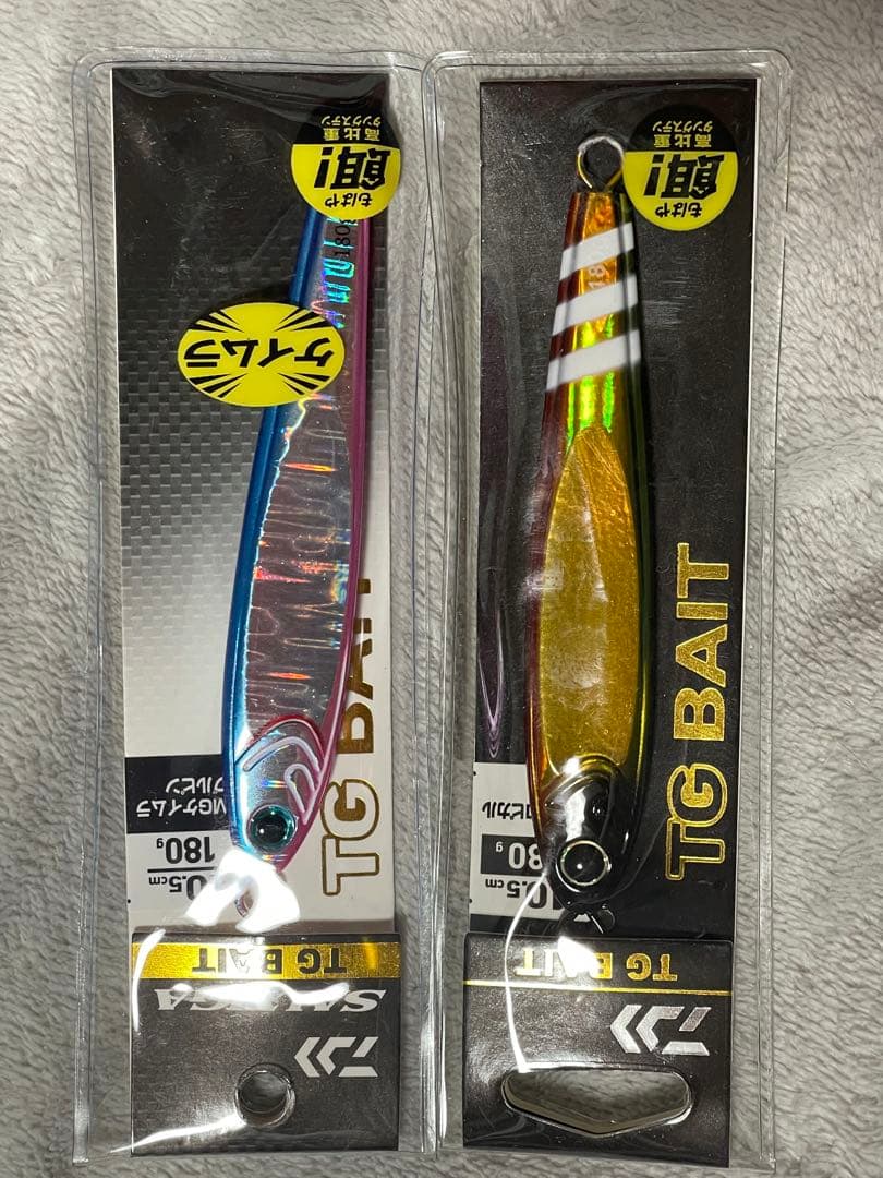 TG BAIT メタルジグ 10.5cm 180g 2色セット