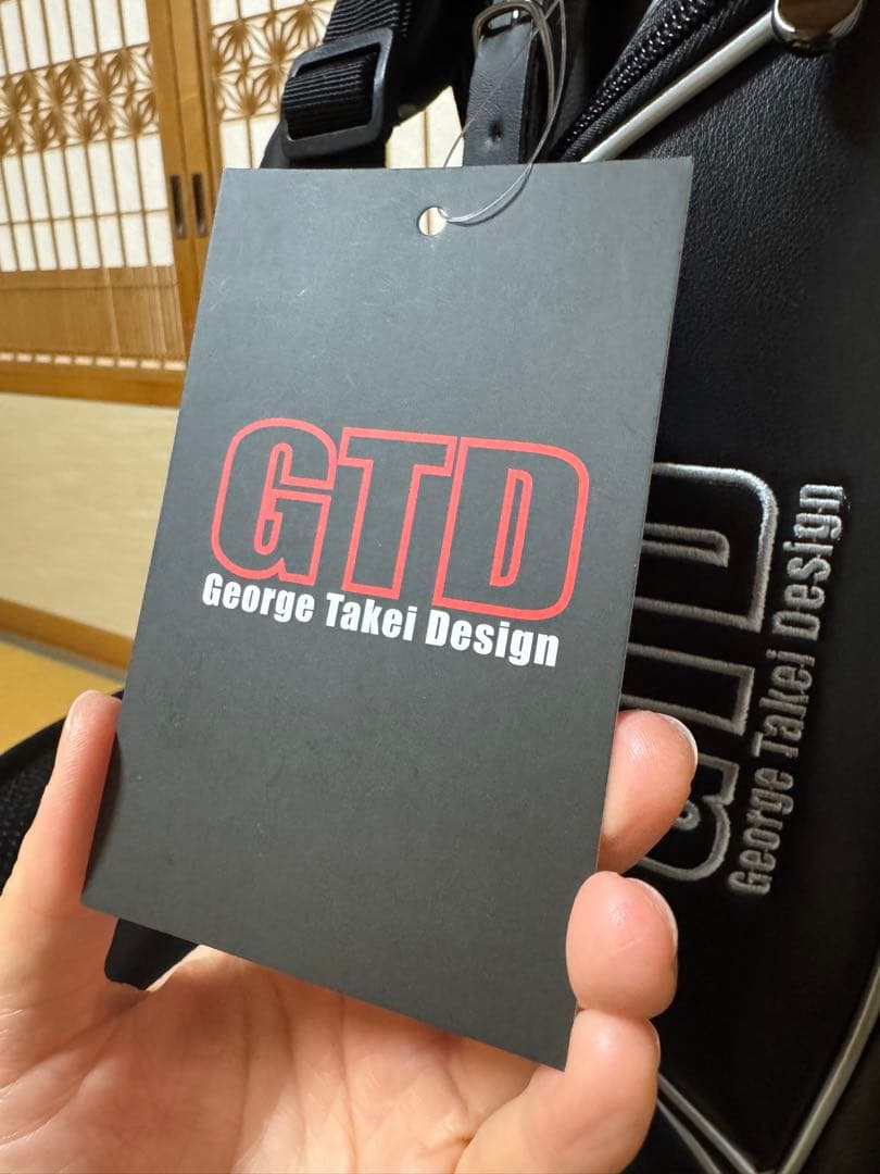 未使用・超美品】GTD Black Ice キャディバッグ ブラック/シルバー ゴルフ