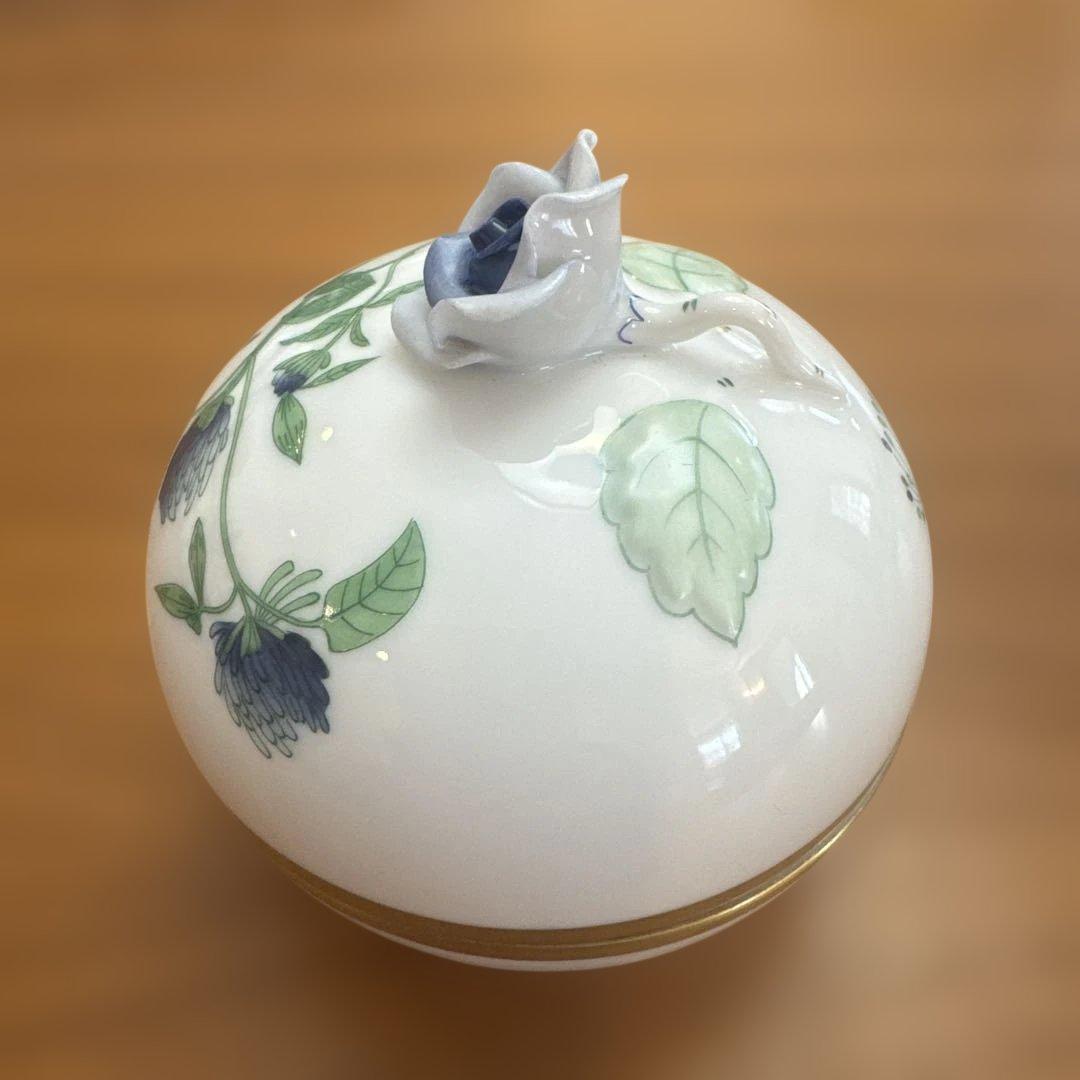 新品未使用】ヘレンド ウィーンの薔薇 ハーブガーデン ボンボニエール